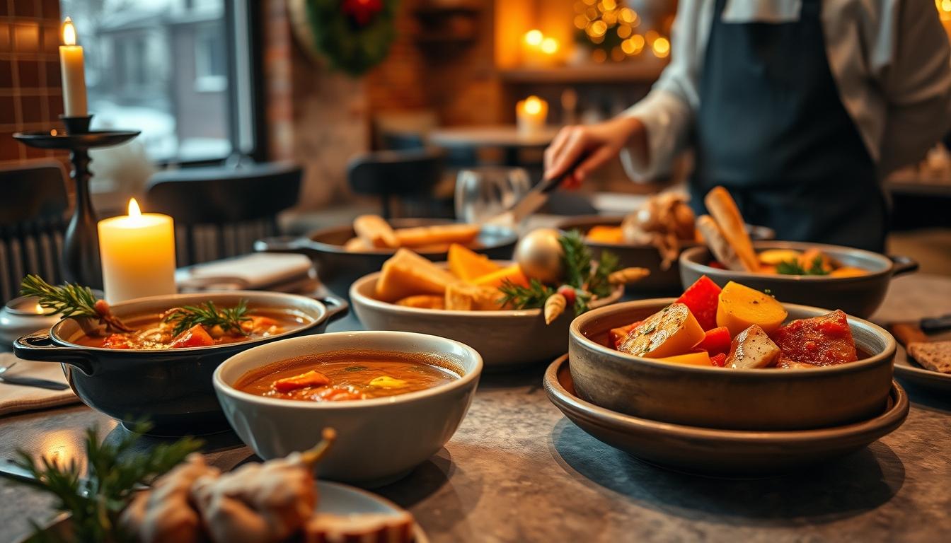 Fresh seasonal cooking dish